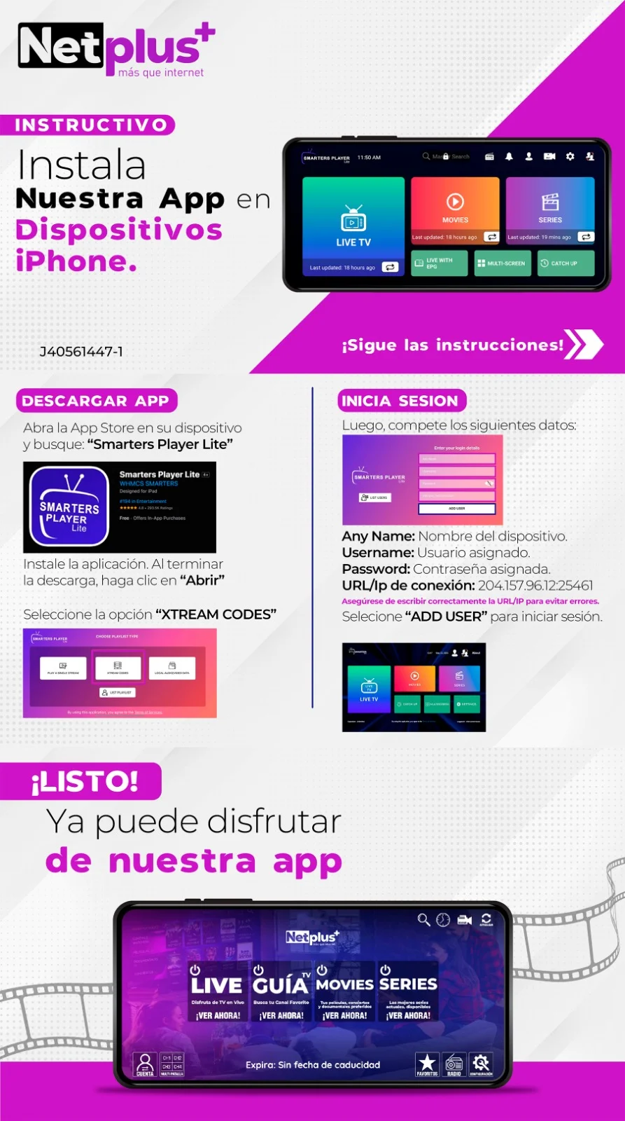 Descargar PDF Instrucciones iPhone
