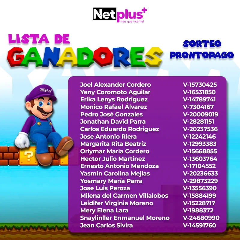 Ganadores